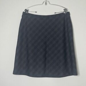 Talbots Women‎ Skirt 14 Petite Plaid Wool Blend Preppy Classic Work Office 14P
